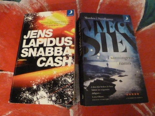 BOK, 6 STYCKEN POCKET BÖCKER, LAPIDUS, STEN, FOSSUM, WAHLBERG