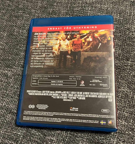 A GOOD TIME TO DIE HARD (2013) SVENSK EX-HYR UTGÅVA I MKT FINT SKICK!