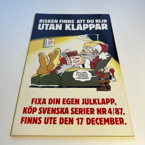Svenska serier nr 3 1987, oläst toppex! NM