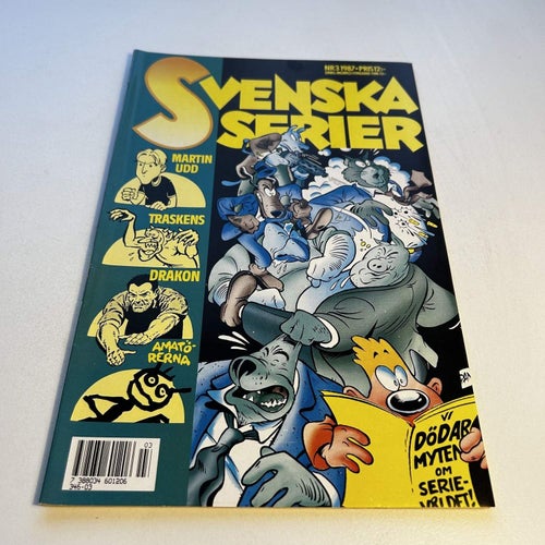 Svenska serier nr 3 1987, oläst toppex! NM