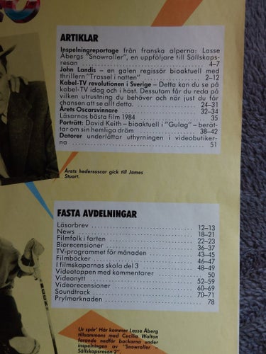 Scandinavian Film & Video, nr 5 , 1985