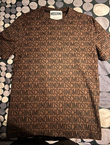 Moschino t-shirt, brun, storlek 46