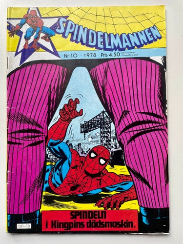 Spindelmannen Nr 10 1978