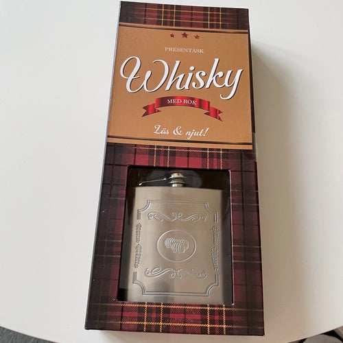 Whisky Presentask med Bok