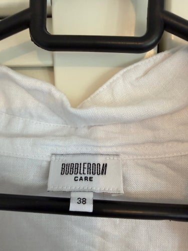 Bubbleroom Care vit klänning, storlek 38