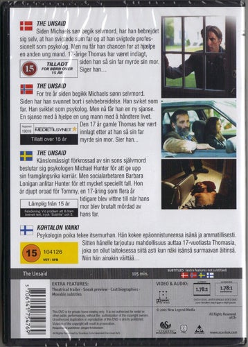 THE UNSAID - DVD (INPLASTAD)