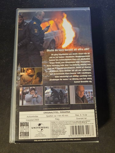 Rånarna - Mikael Persbrandt - (VHS)