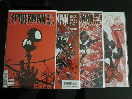 Spider-Man Black Suit and Blood (2024 Marvel) #1-4 Complete Series