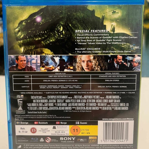 Godzilla (2014) | Aaron Taylor-Johnson, Bryan Cranston | Blu-ray