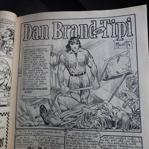 Tomahawk Nr 8, 1969 bl.a. med Dan Brand och Tipi av Frank Frazetta
