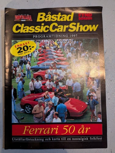 Båstad Classic Car Show Programtidning 1997