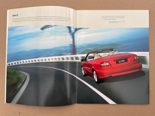 VOLVO Försäljningsbroschyr C70 Cabriolet 2004