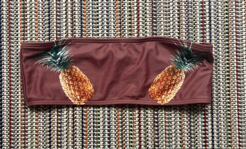 ZAFUL brun bikiniöverdel, storlek EU 36