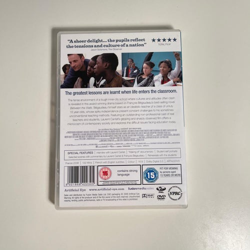 DVD - the Class. Oscar Nominated! Laurent Cantet. 2 disc, Artificial Eye.