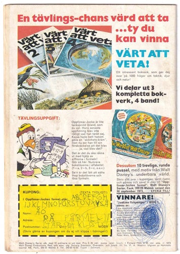 Walt Disney´s Serier 1973-9