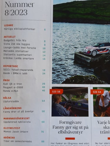 Elbilen nr 8 2023: Honda e:Ny1, Nissan Ariya, Peugeot e-2008, Audi Q6 e-tron