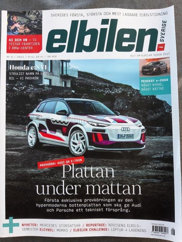 Elbilen nr 8 2023: Honda e:Ny1, Nissan Ariya, Peugeot e-2008, Audi Q6 e-tron