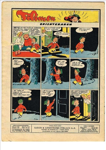 LEKTYR Nr 5 1956 (årg. 34) - omslag: Stockholms Stadion - baksidan: Filimon