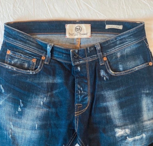 Taylor Tweed blå jeans, storlek 32