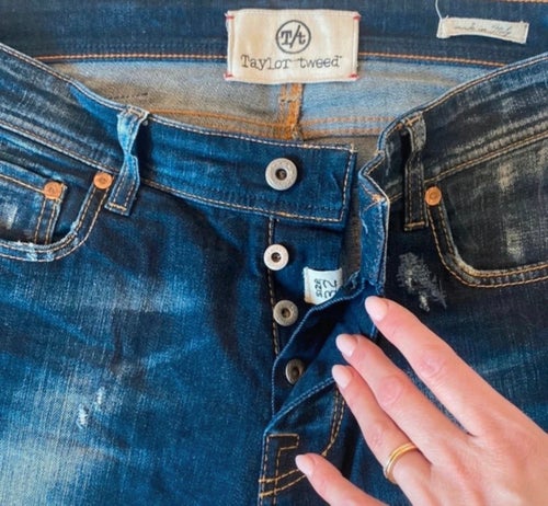 Taylor Tweed blå jeans, storlek 32