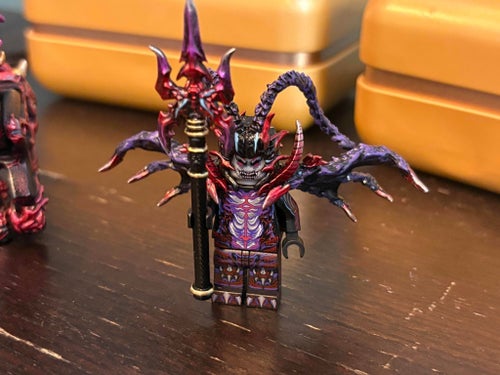 leyilebrick minifigure Lubu demon RARE FIG
