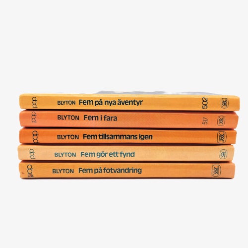 Fem - bokpaket med 5 böcker - Enid Blyton