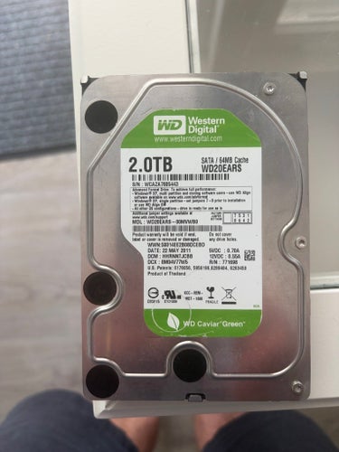 Western Digital WD20EARS 2.0TB SATA Hårddisk
