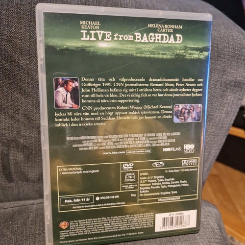 Live from Baghdad - DVD med bl a Michael Keaton och Helena Bonham Carter