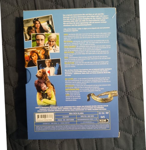 DVD BOX MIA OCH KLARA SVT TV SERIE SÄSONG 1 OCH 2 MIA SKÄRINGER KLARA ZIMMERGREN