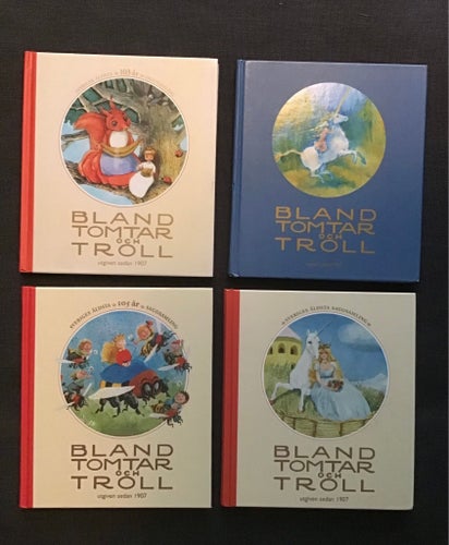 Bland Tomtar och Troll - Sagosamling x4 böcker