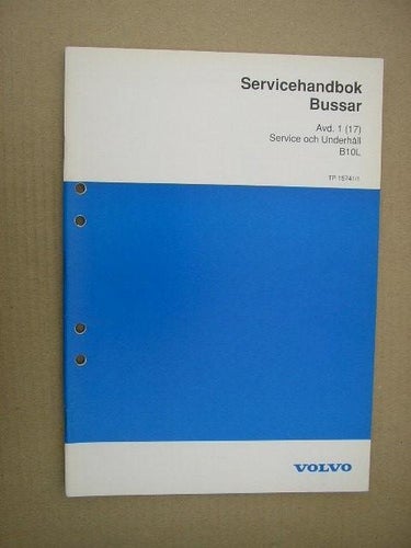 VOLVO Verkstadshandbok Buss Service och Underhåll B10L