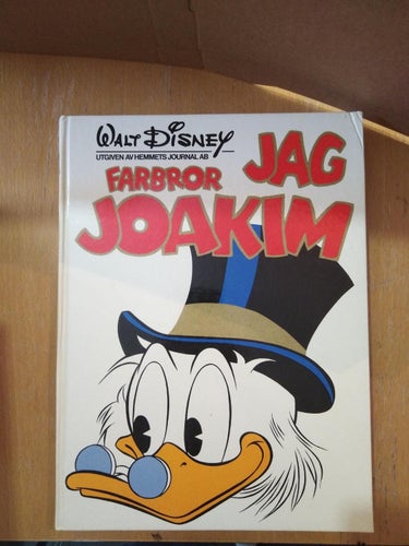 Walt Disney Jag farbror Joakim utgiven av Hemmets Journal AB 1: uppl