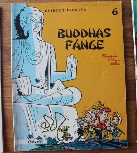 SPIROUS ÄVENTYR 6 Buddhas fånge 1:a uppl 1975