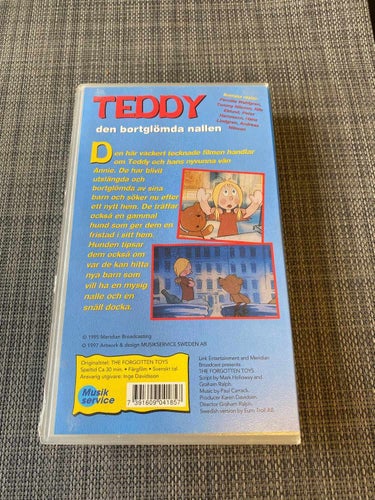 Teddy den bortglömda Nallen - VHS
