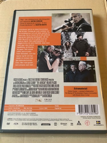 The American, dvd
