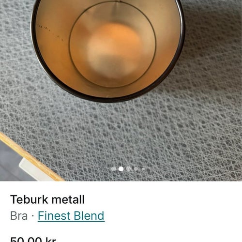 Finest Blend teburk i metall
