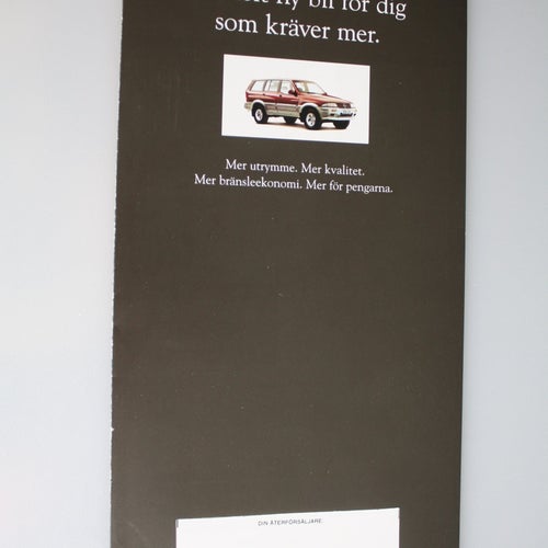 SsangYong 4 WD Broschyr