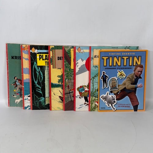 Tintins Äventyr – Samling med serieböcker