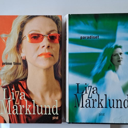 Bokpaket Paradiset och Prime time av Liza Marklund Inbundna Spänning