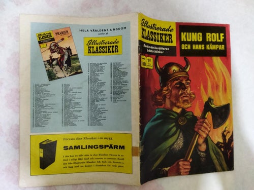 Illustrerade Klassiker nr 158 Kung Rolf och Hans kämpar. Fine