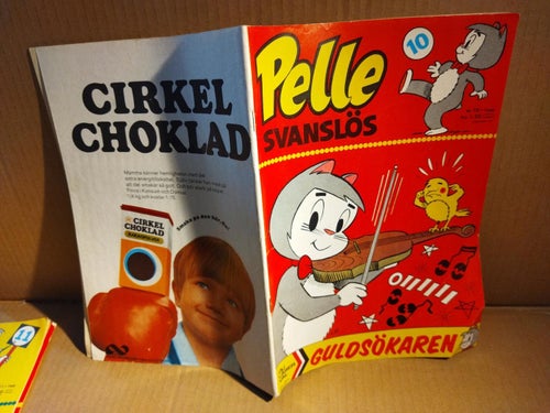 Pelle Svanslös 1968 nr 10, VF. Kurt Svensson Susanne Sander Mikael fahl