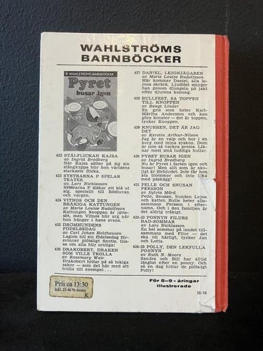 Bok - Drömhundens fördelsedag av Carl Johan Holzhausen B. Wahlströms Barnböcker