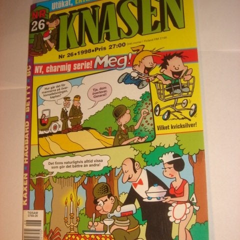 KNASEN (svensk) NY OLÄST Nr 26 1998