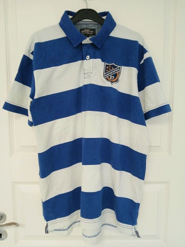 Randig t-shirt med krage Kappahl storlek XL