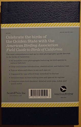 American Birding Association Field Guide to Birds of California
