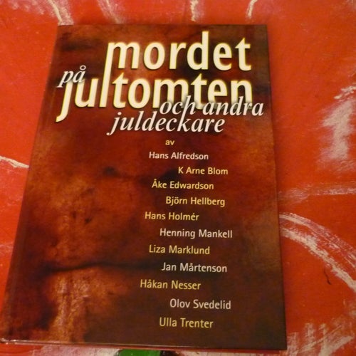 BOK, 2 STYCKEN BÖCKER, PETER ROBINSON: I ONDSKANS SPÅR, MORDET PÅ JULTOMTEN OCH