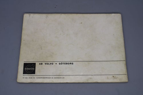 Volvo Instruktionsbok 242 244 245