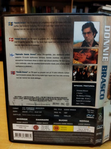 Donnie Brasco, Al Pacino, Johnny Depp. DVD