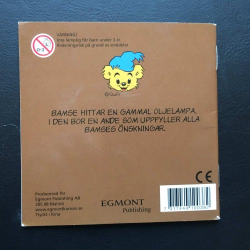 BAMSE OCH ALADDINS LAMPA - KÄRNAN bok i pixi format