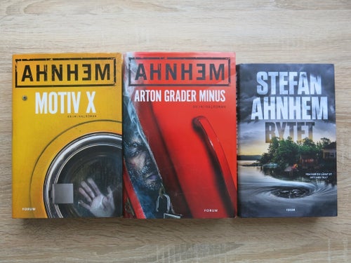 Stefan Ahnhem - Motiv X, Arton Grader Minus, Bytet - 2014-2017